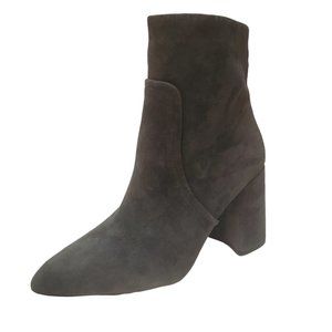 New Steven By Steve Madden Women Shoes Jaque Pointed-Toe Booties 9M Grey